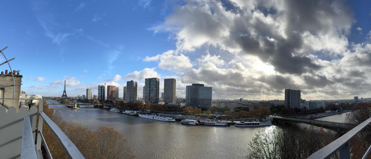 Appartement Vue Tour Eiffel Paris 16 Eme Bagian luar foto