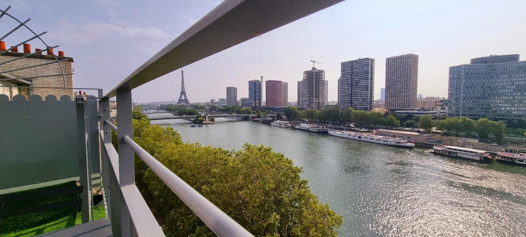 Appartement Vue Tour Eiffel Paris 16 Eme Bagian luar foto